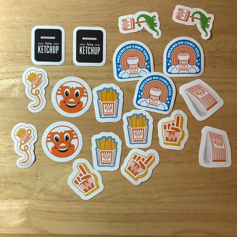Whataburger Stickers Collectible 2026 Lot Of (19) Stickers